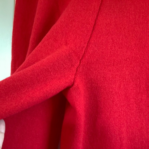 Charter Club Cashmere Ankle Pants Wide Leg High Rise Calypso Red Size Large - Picture 8 of 13